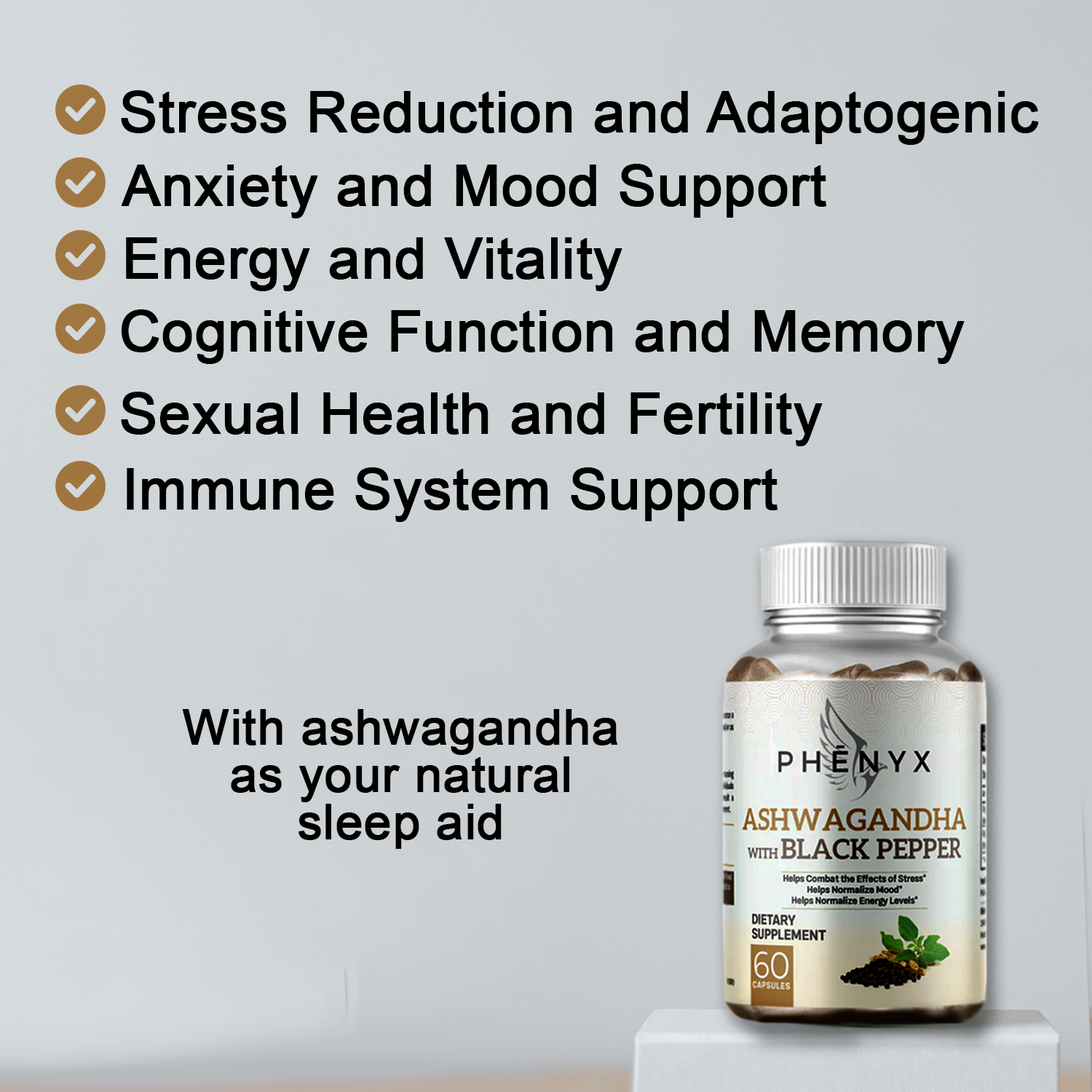 Organic Ashwagandha 1300 mg