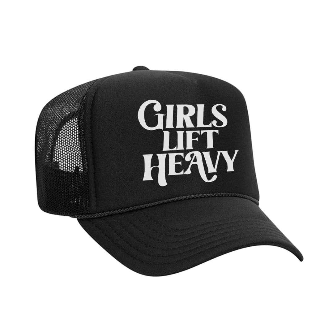 GIRLS LIFT HEAVY SNAPBACK - TRUCKER HATS