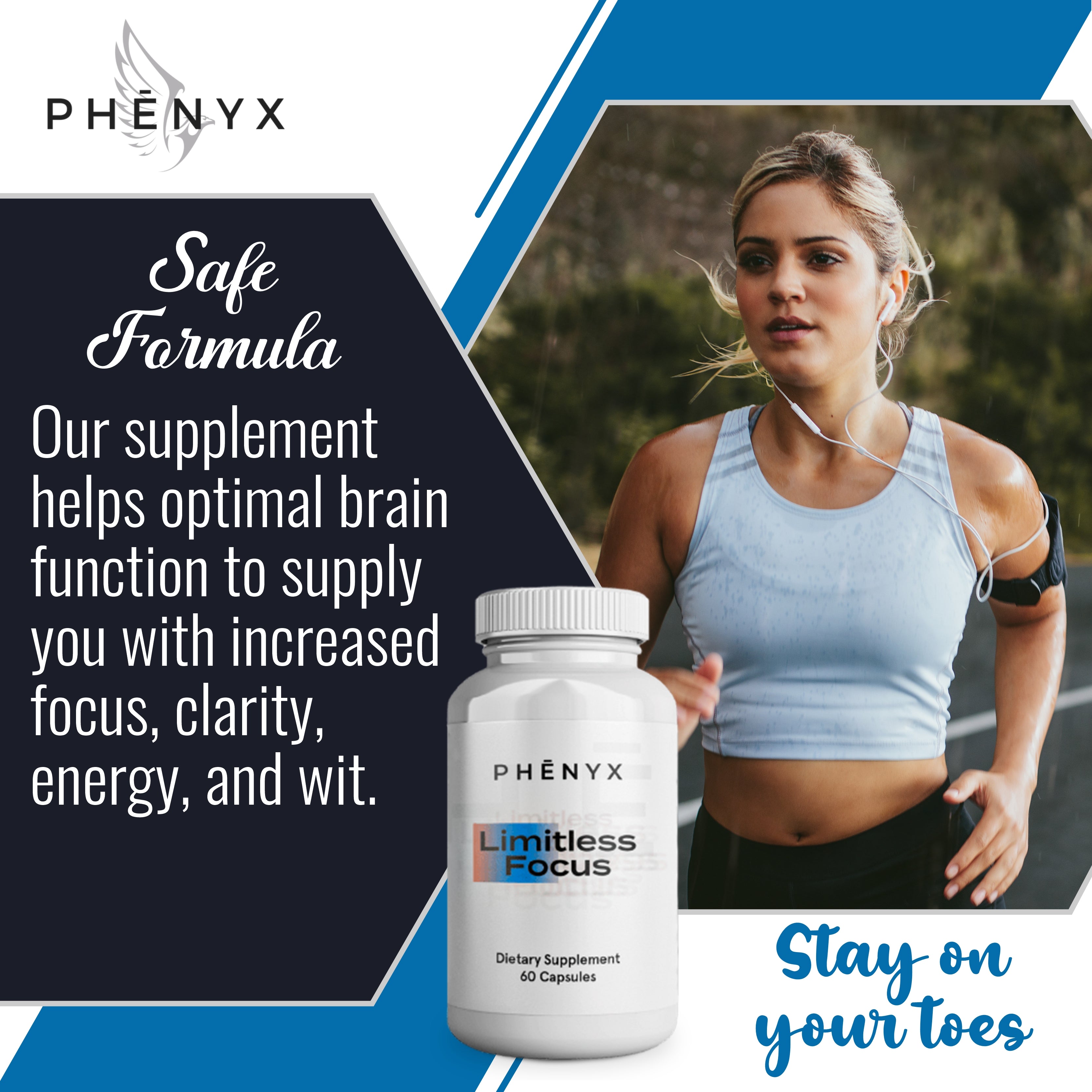 Limitless Focus: 3 Bottles – 3 Month Supply